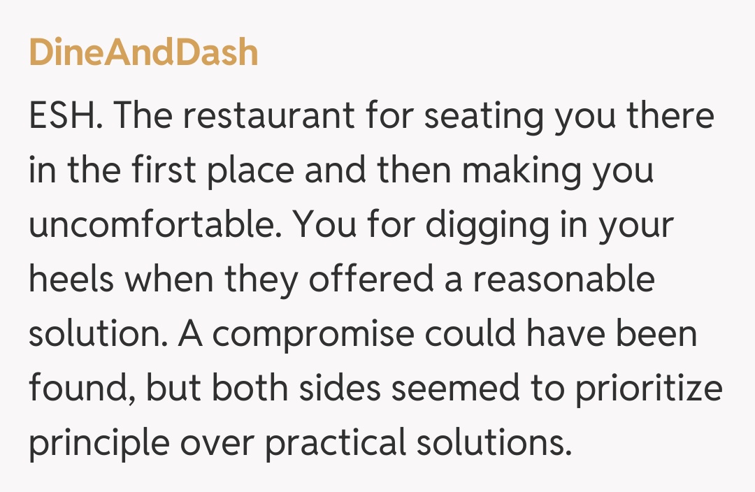 Comentariu de la DineAndDash