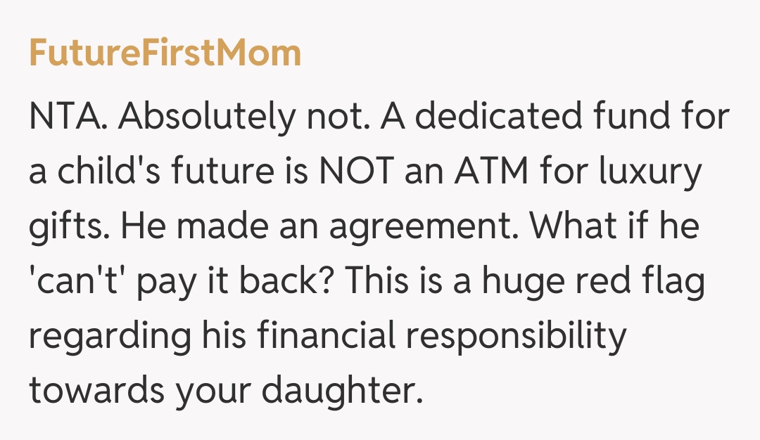 Comentariu de la FutureFirstMom