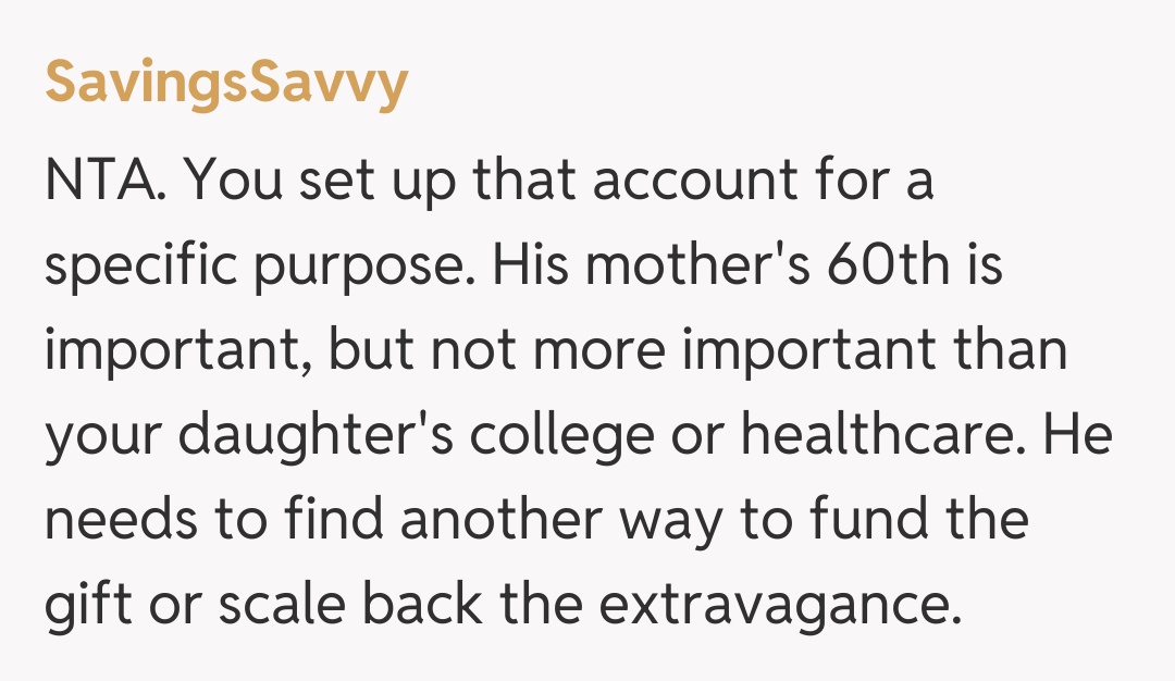 Comentariu de la SavingsSavvy