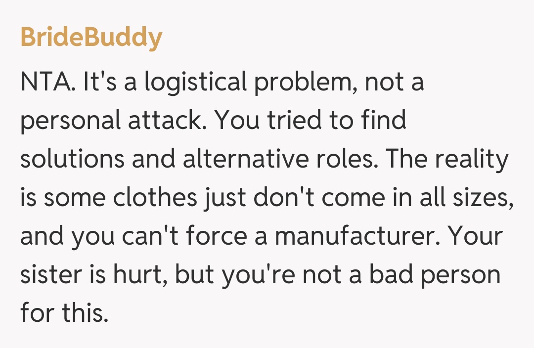 Comentariu de la BrideBuddy