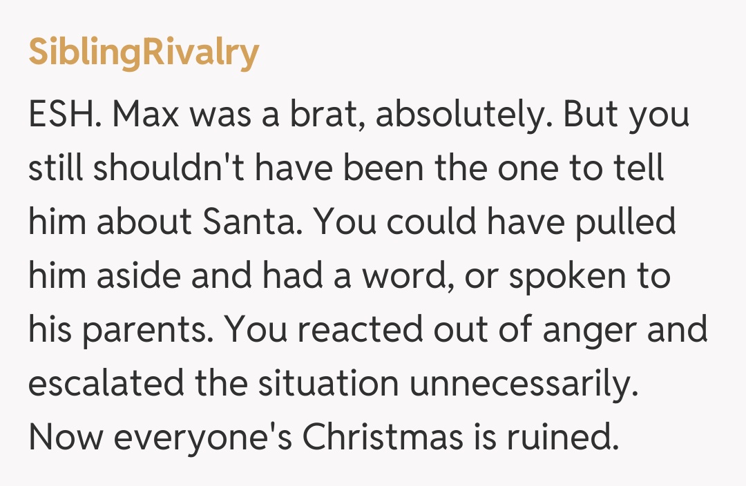 Comentariu de la SiblingRivalry