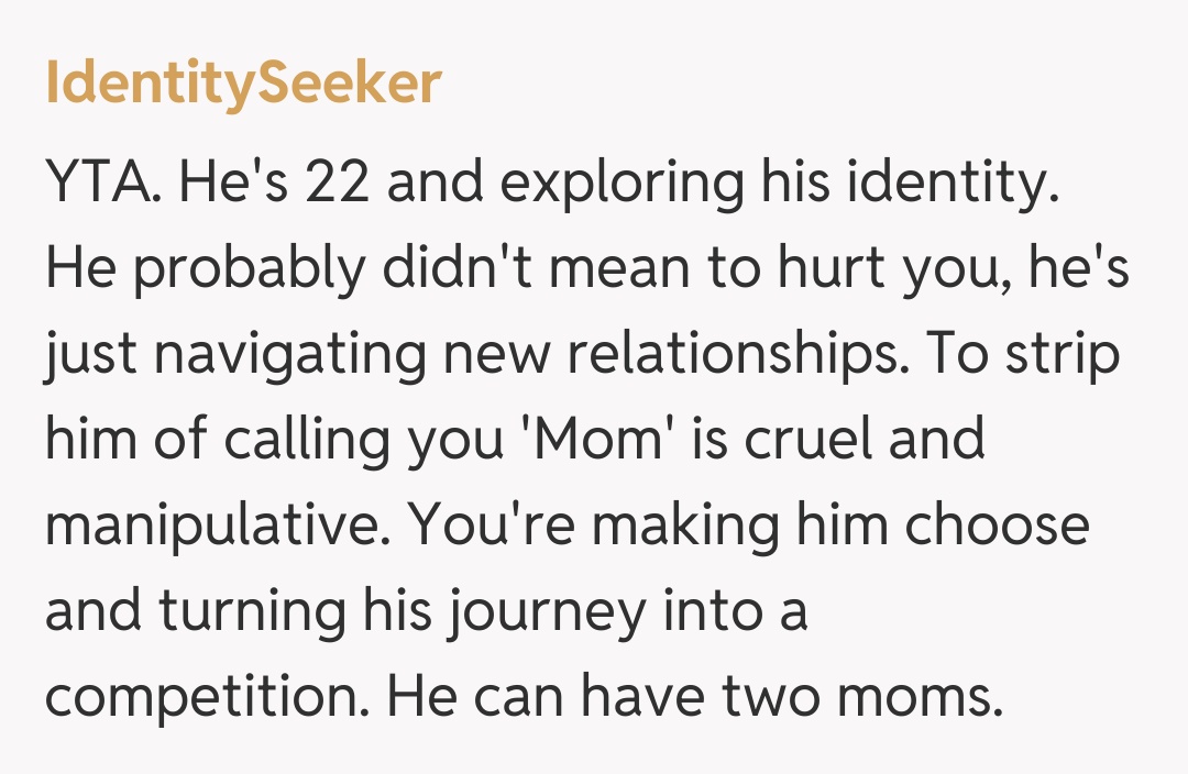 Comentariu de la IdentitySeeker