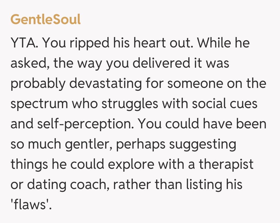 Comentariu de la GentleSoul