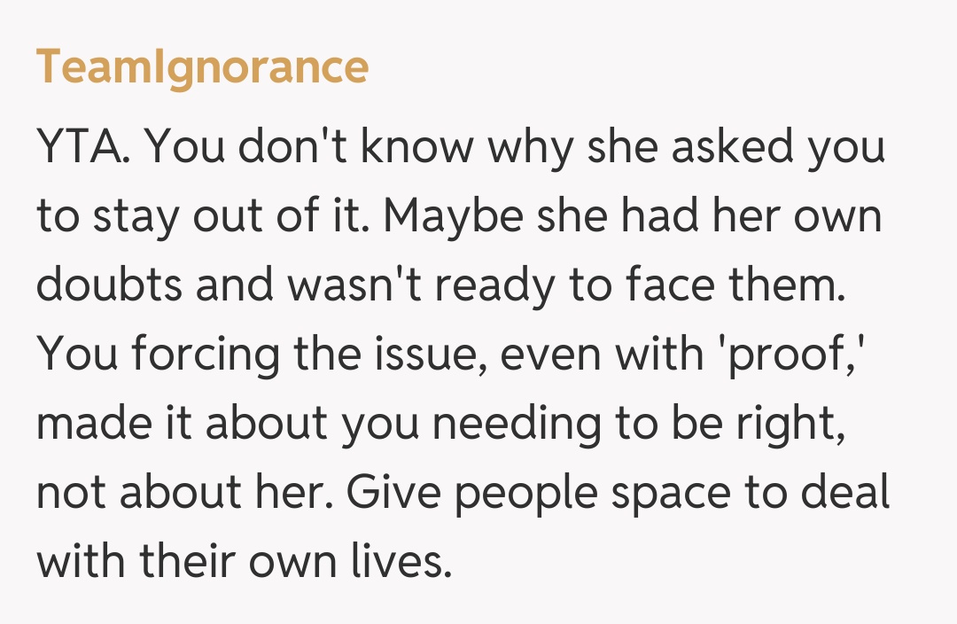 Comentariu de la TeamIgnorance