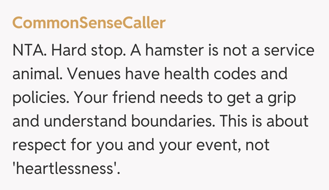 Comentariu de la CommonSenseCaller