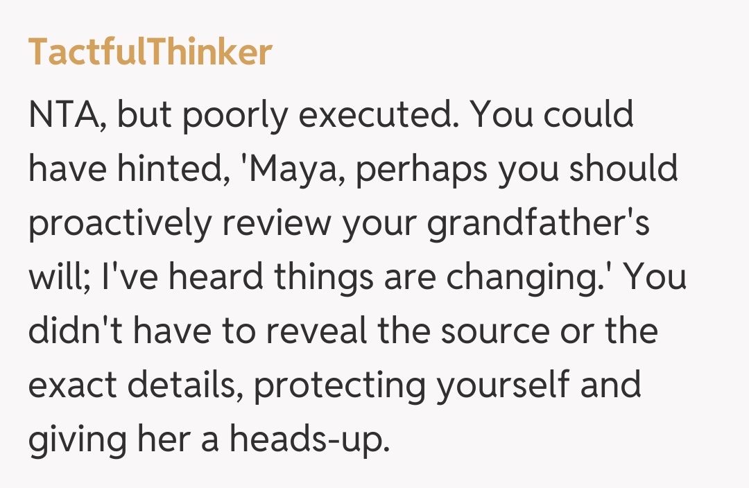 Comentariu de la TactfulThinker