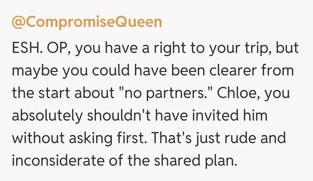 Comentariu de la @CompromiseQueen