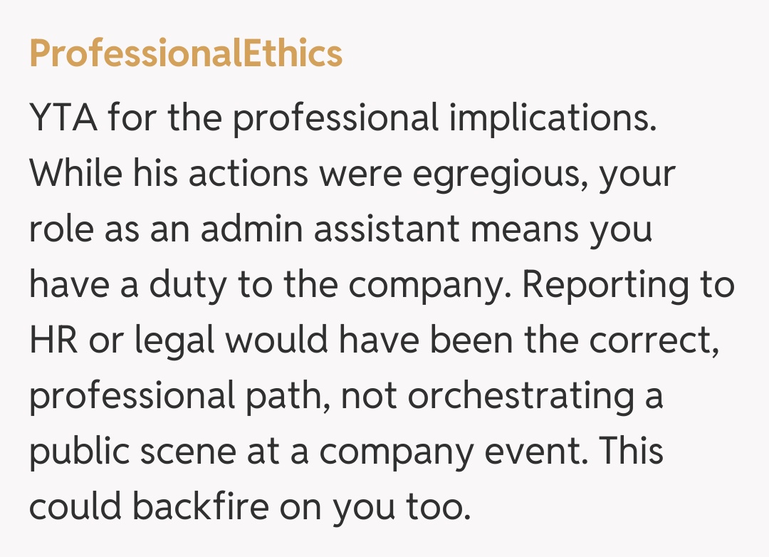 Comentariu de la ProfessionalEthics