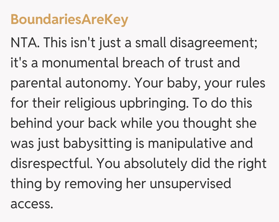 Comentariu de la BoundariesAreKey