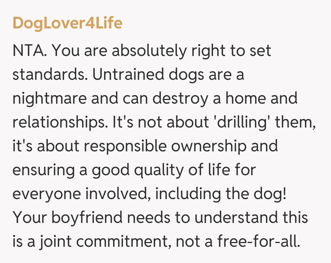 Comentariu de la DogLover4Life