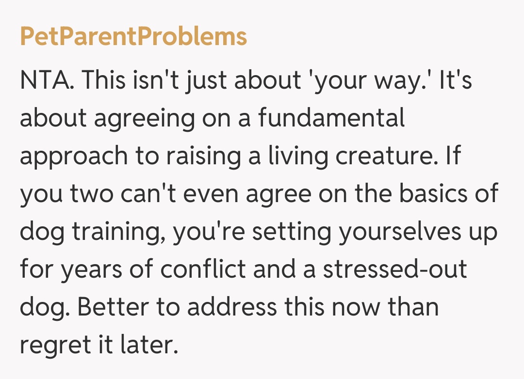 Comentariu de la PetParentProblems