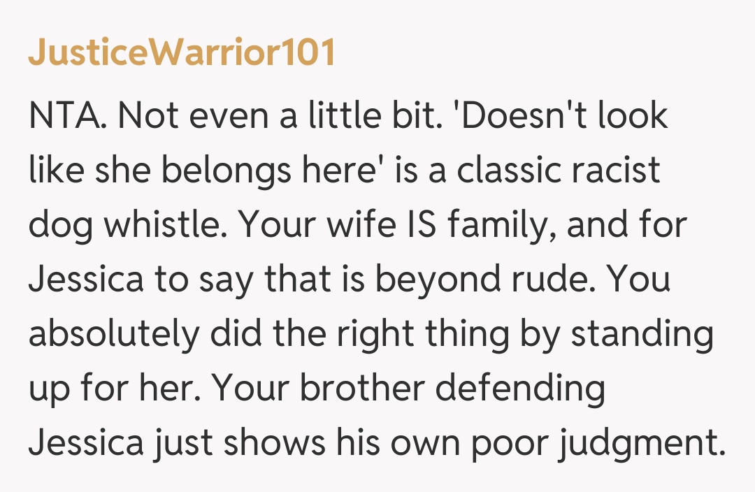 Comentariu de la JusticeWarrior101