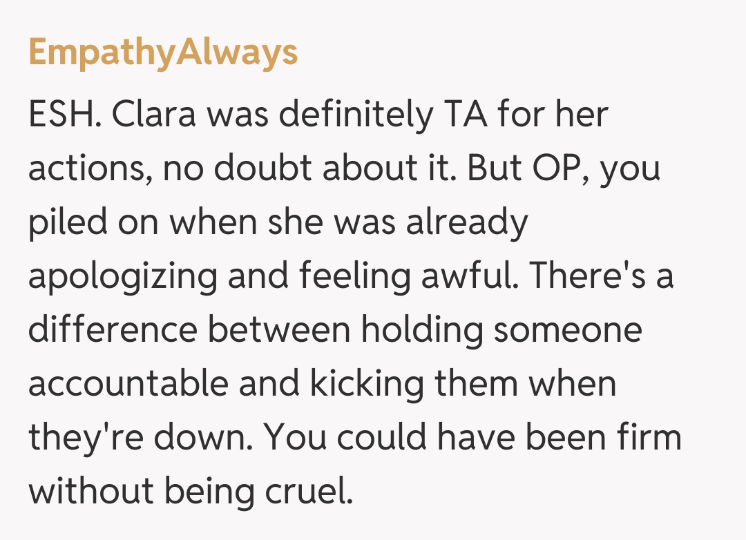 Comentariu de la EmpathyAlways