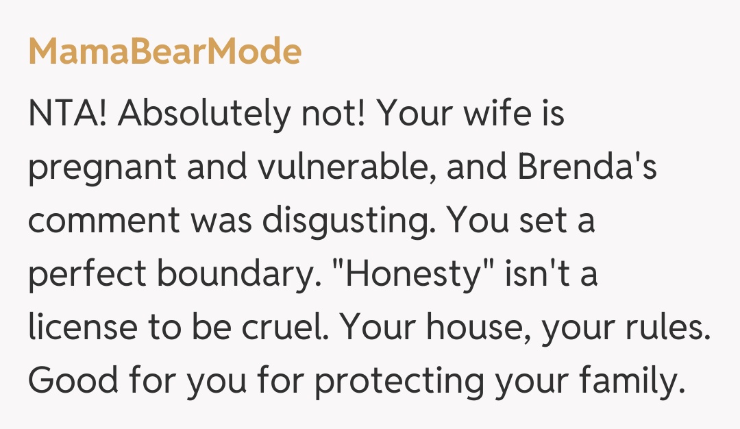 Comentariu de la MamaBearMode