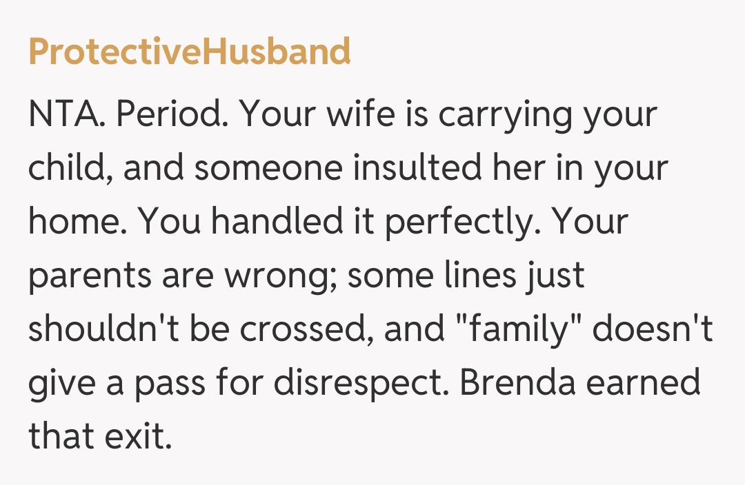 Comentariu de la ProtectiveHusband