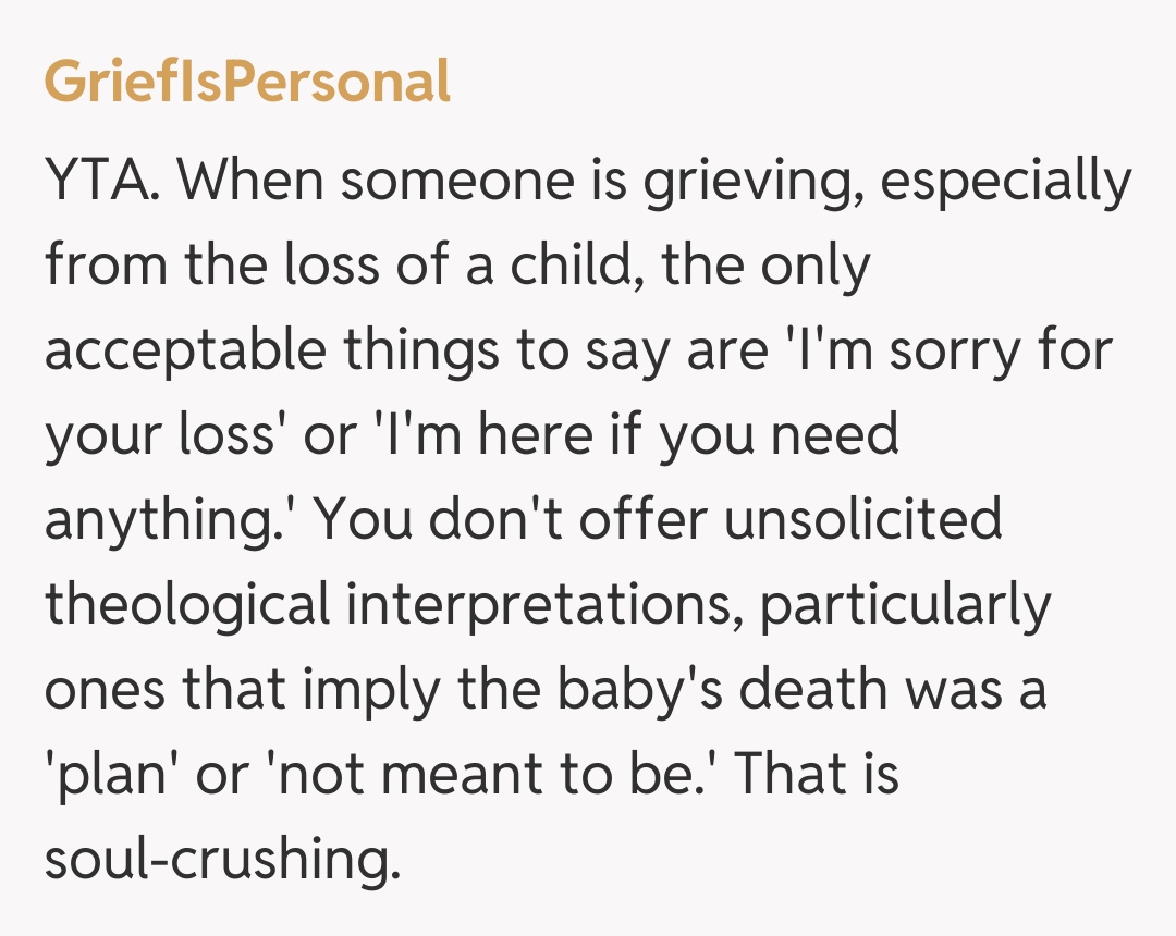 Comentariu de la GriefIsPersonal