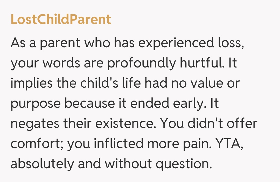 Comentariu de la LostChildParent