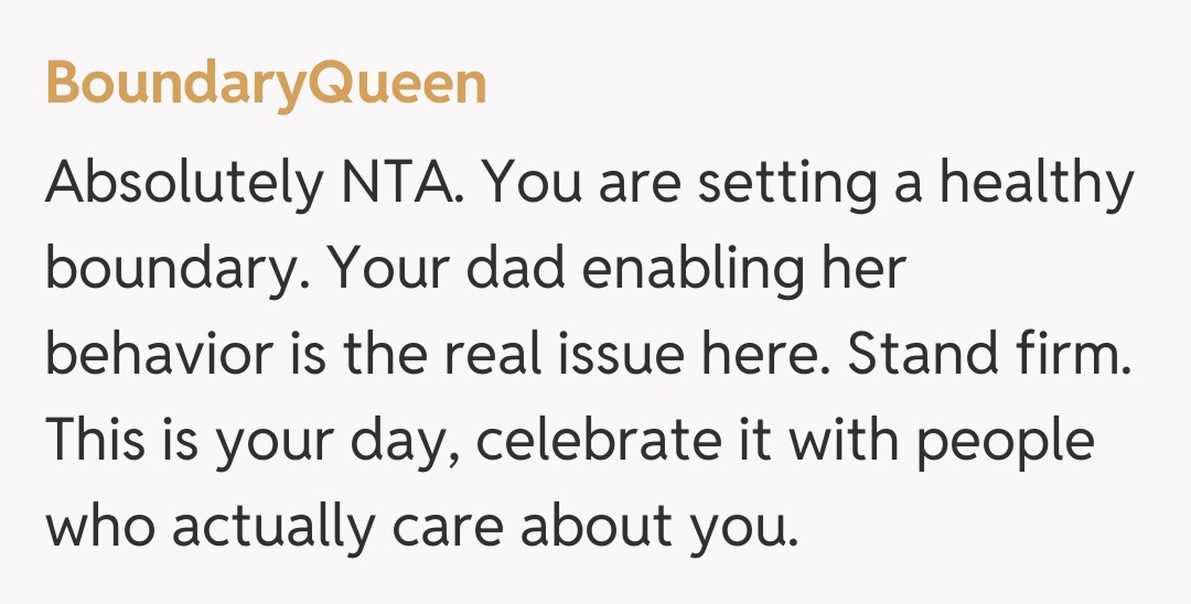 Comentariu de la BoundaryQueen