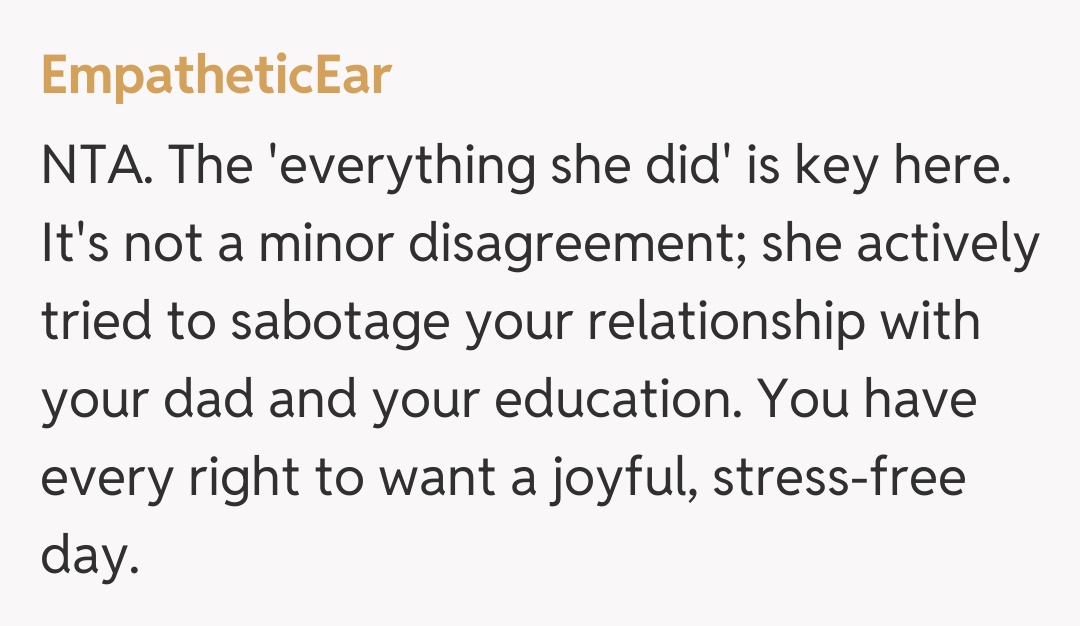 Comentariu de la EmpatheticEar