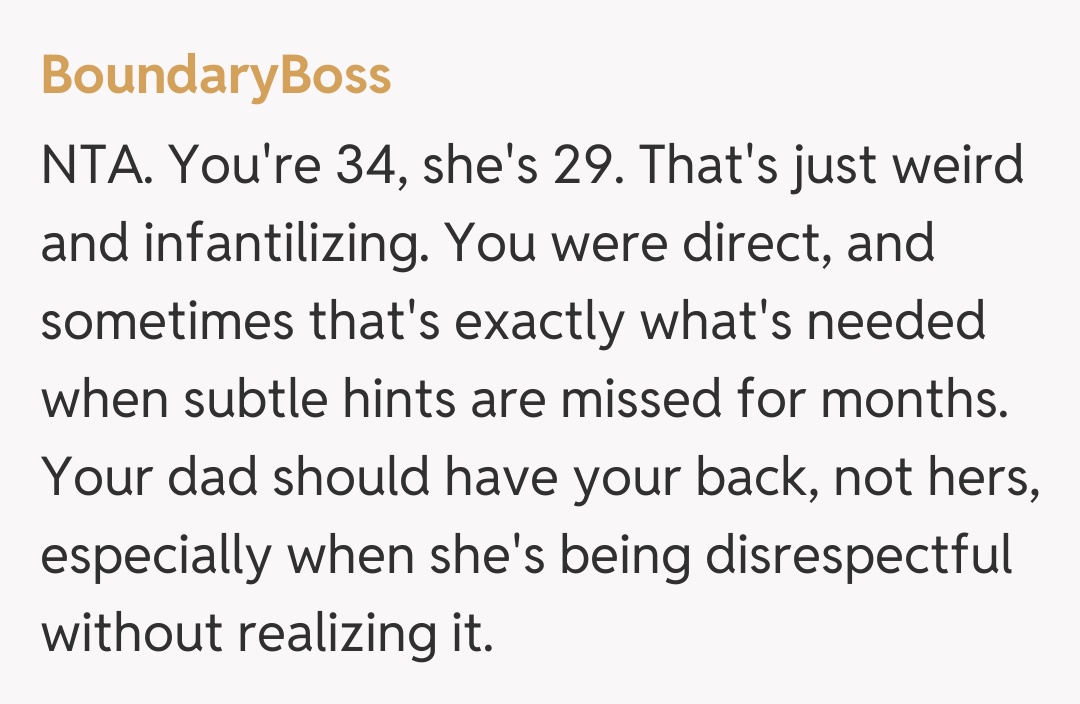 Comentariu de la BoundaryBoss