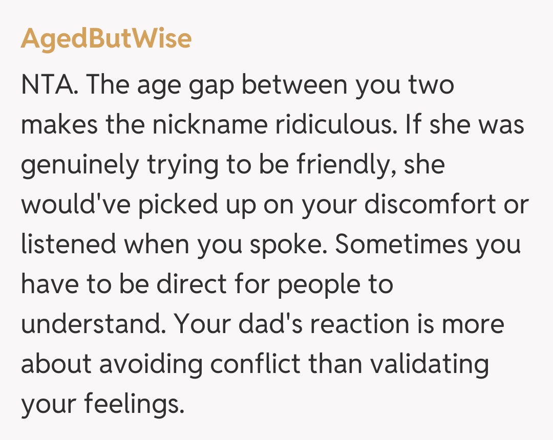 Comentariu de la AgedButWise