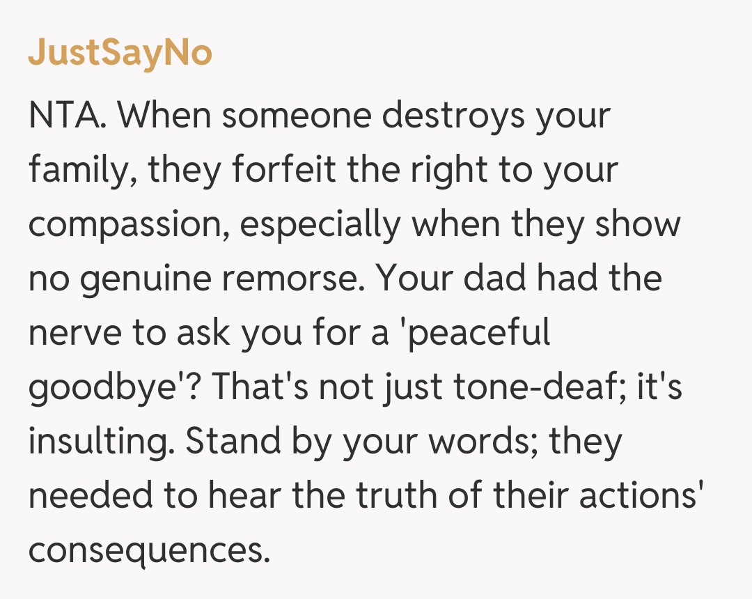 Comentariu de la JustSayNo