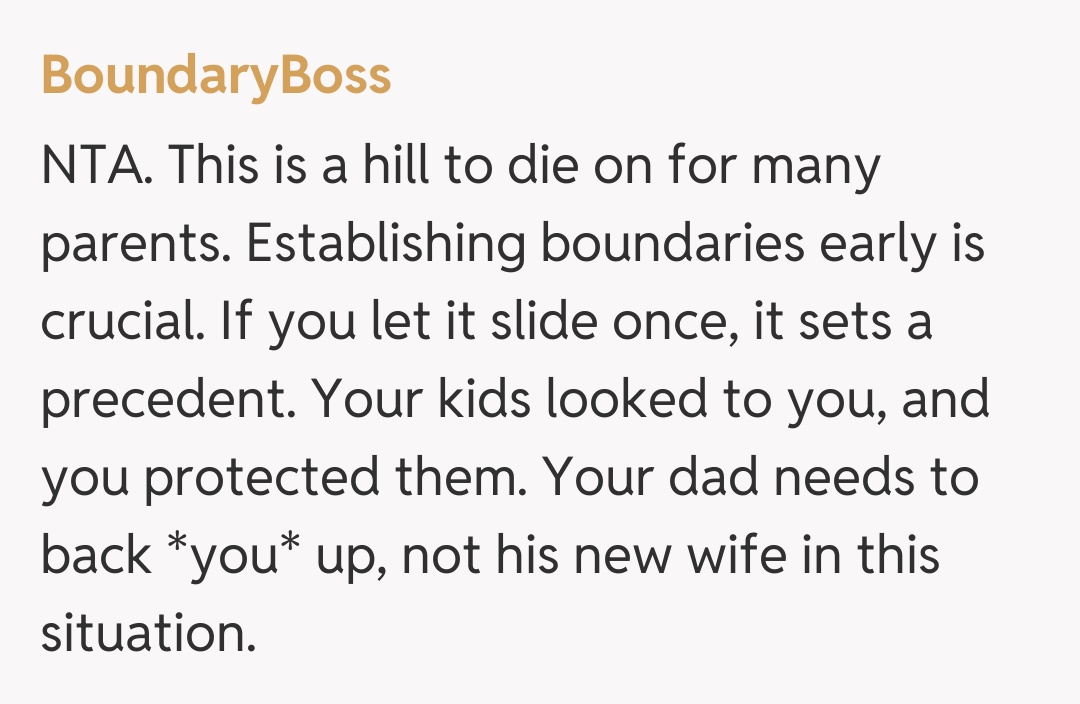 Comentariu de la BoundaryBoss