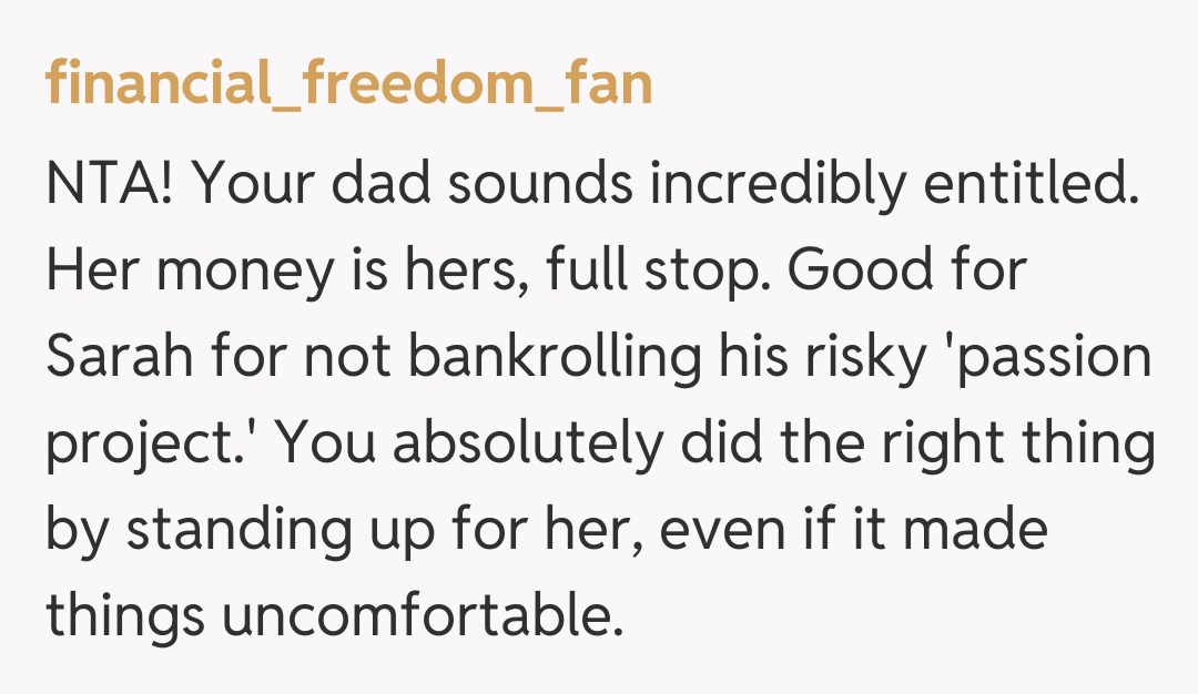 Comentariu de la financial_freedom_fan