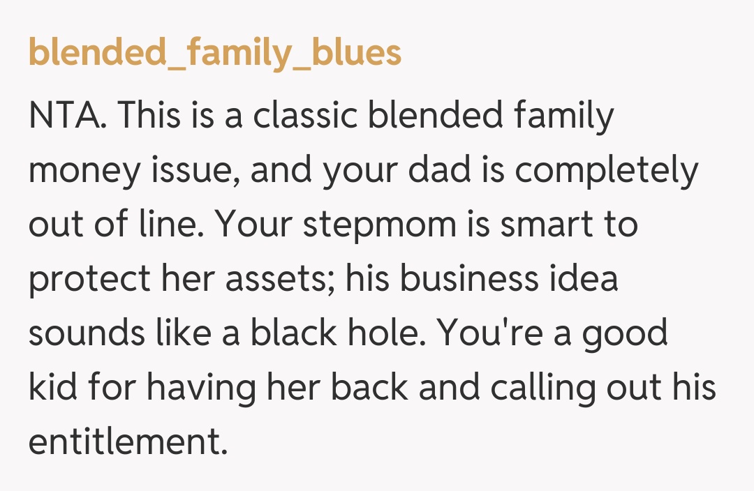 Comentariu de la blended_family_blues