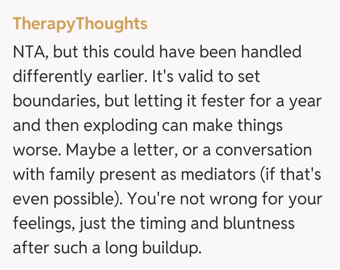 Comentariu de la TherapyThoughts