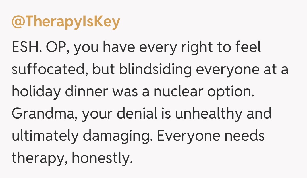 Comentariu de la @TherapyIsKey