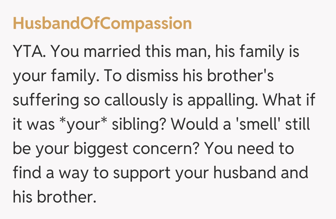 Comentariu de la HusbandOfCompassion