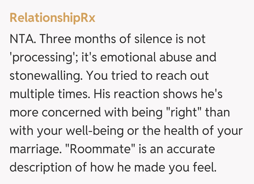 Comentariu de la RelationshipRx