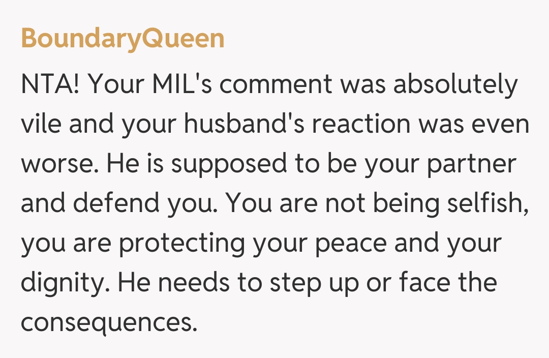 Comentariu de la BoundaryQueen