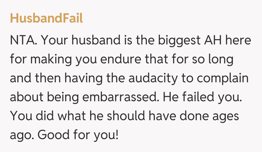 Comentariu de la HusbandFail