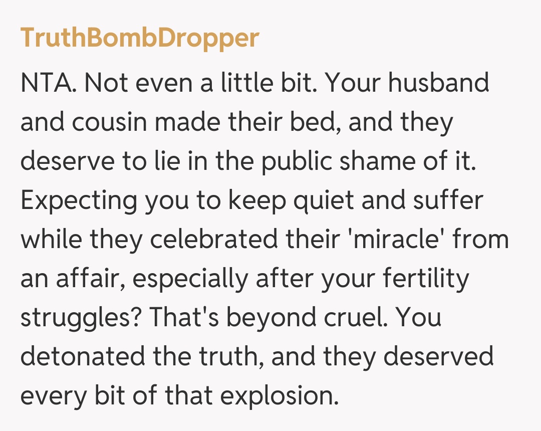 Comentariu de la TruthBombDropper