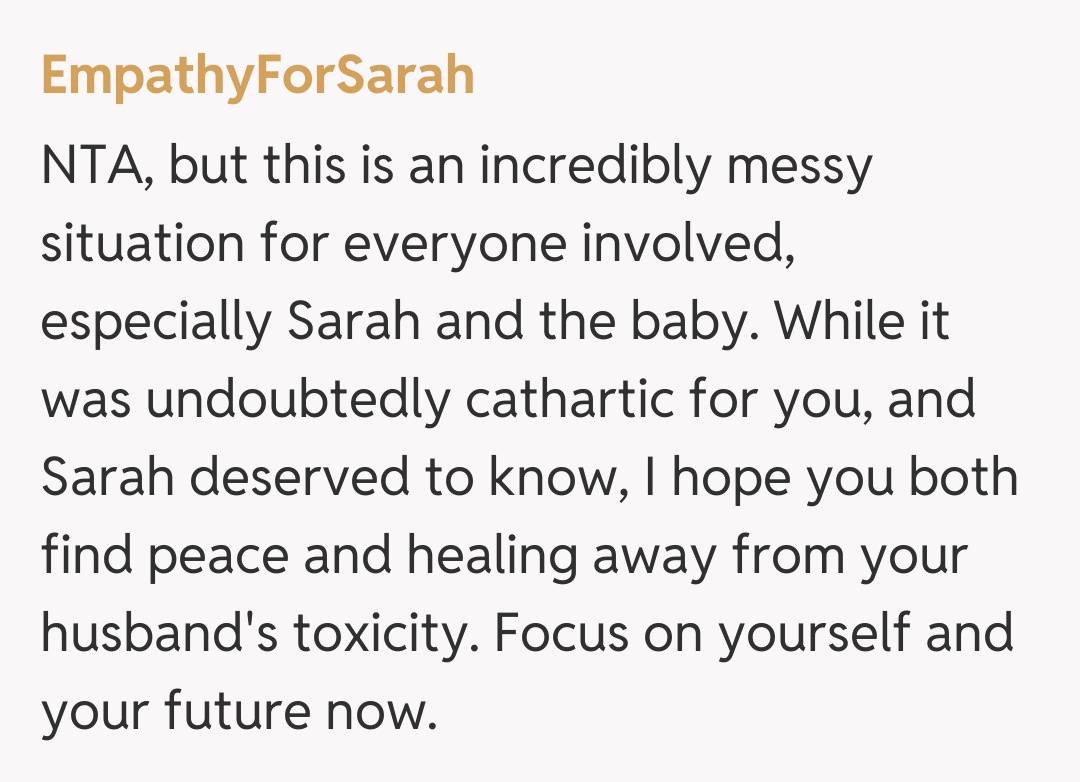 Comentariu de la EmpathyForSarah