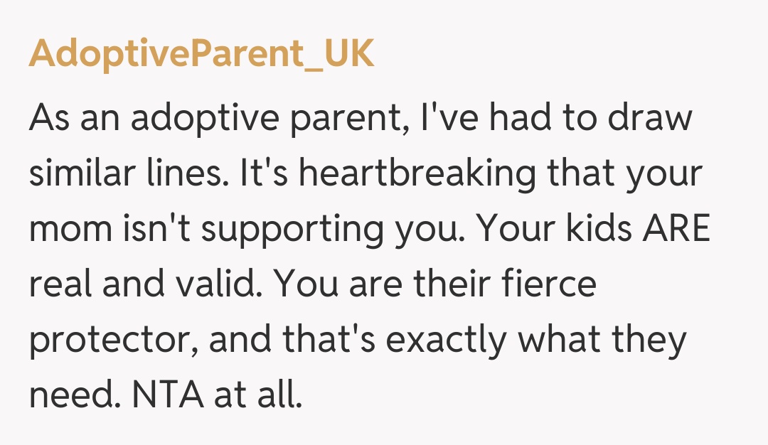 Comentariu de la AdoptiveParent_UK