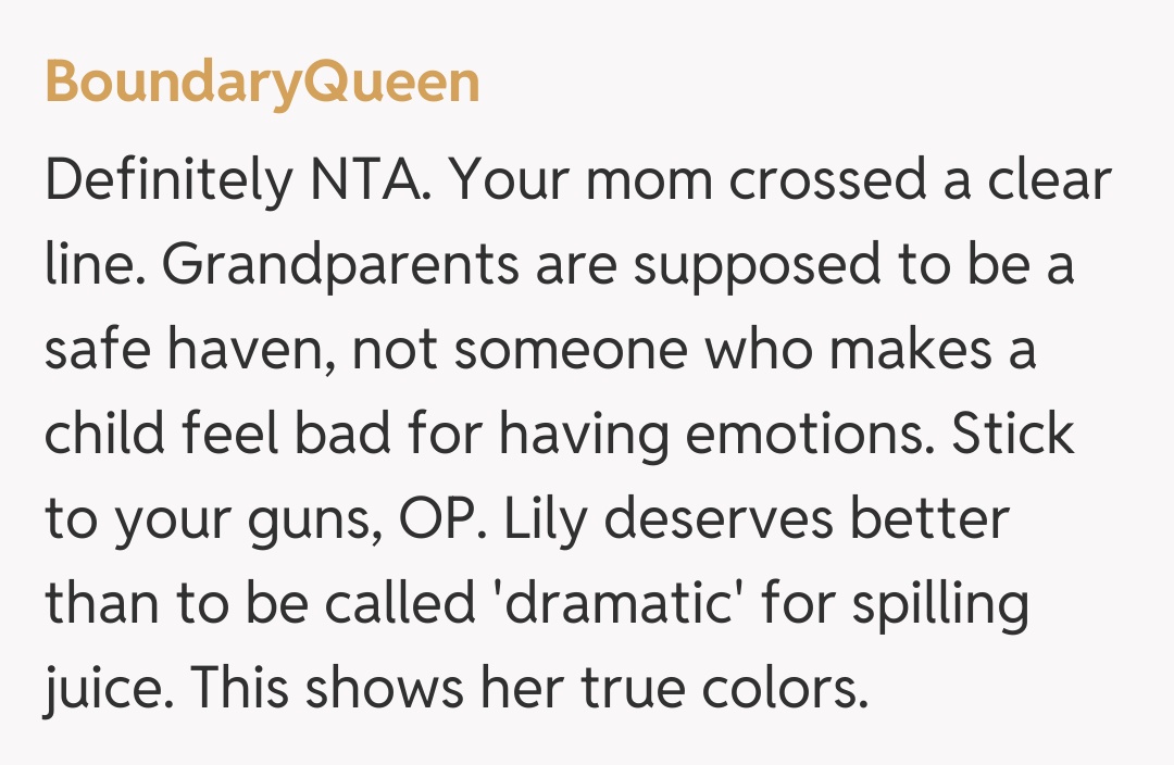 Comentariu de la BoundaryQueen