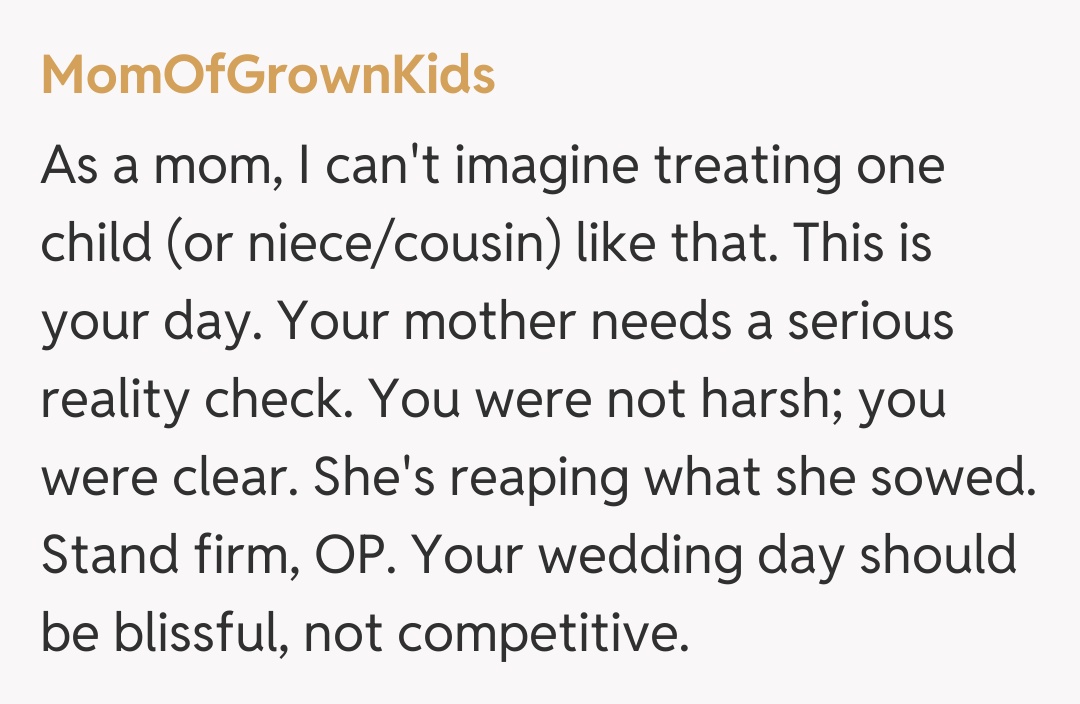 Comentariu de la MomOfGrownKids