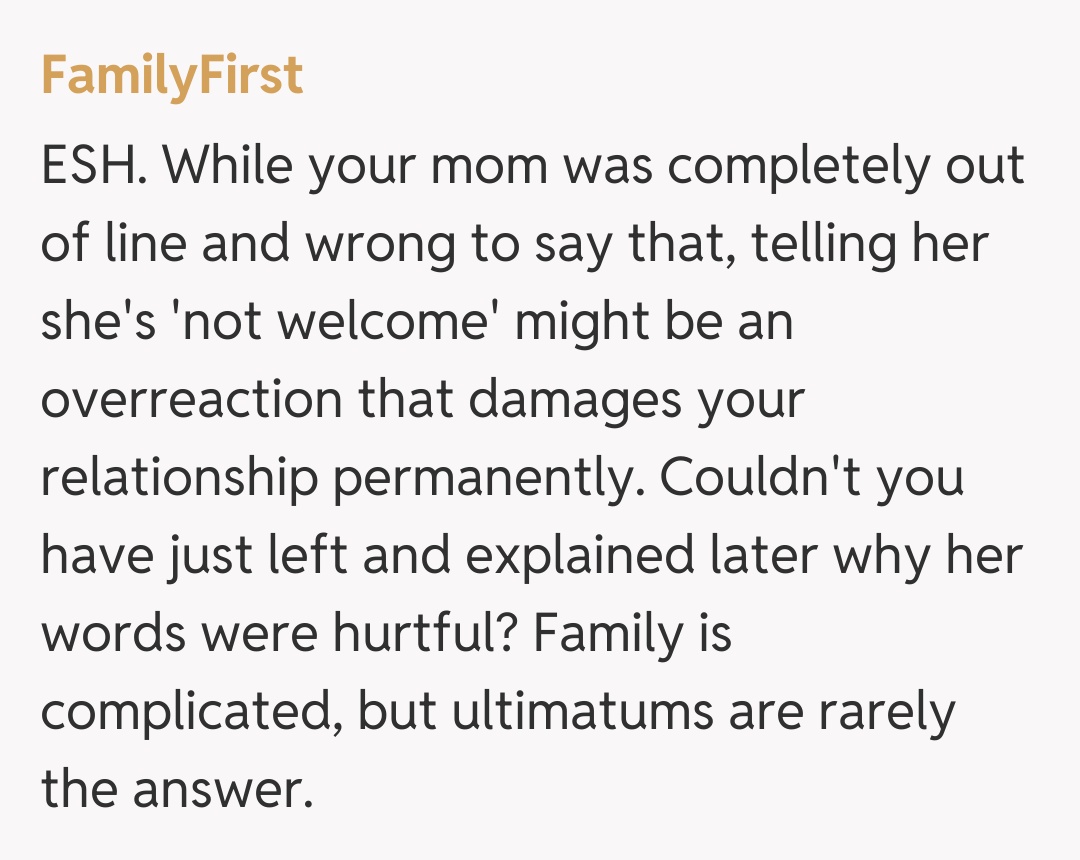Comentariu de la FamilyFirst
