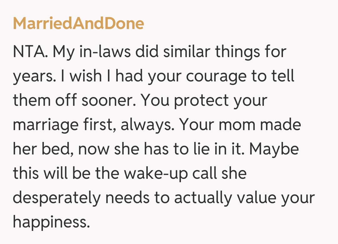 Comentariu de la MarriedAndDone