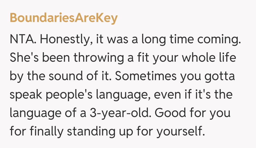 Comentariu de la BoundariesAreKey