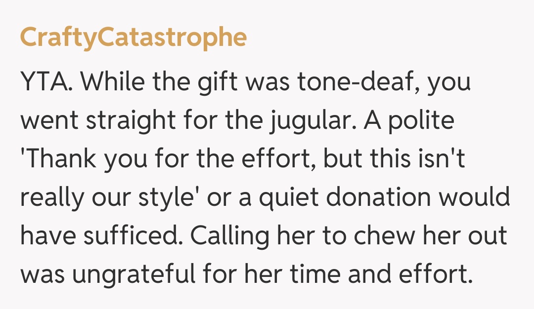 Comentariu de la CraftyCatastrophe