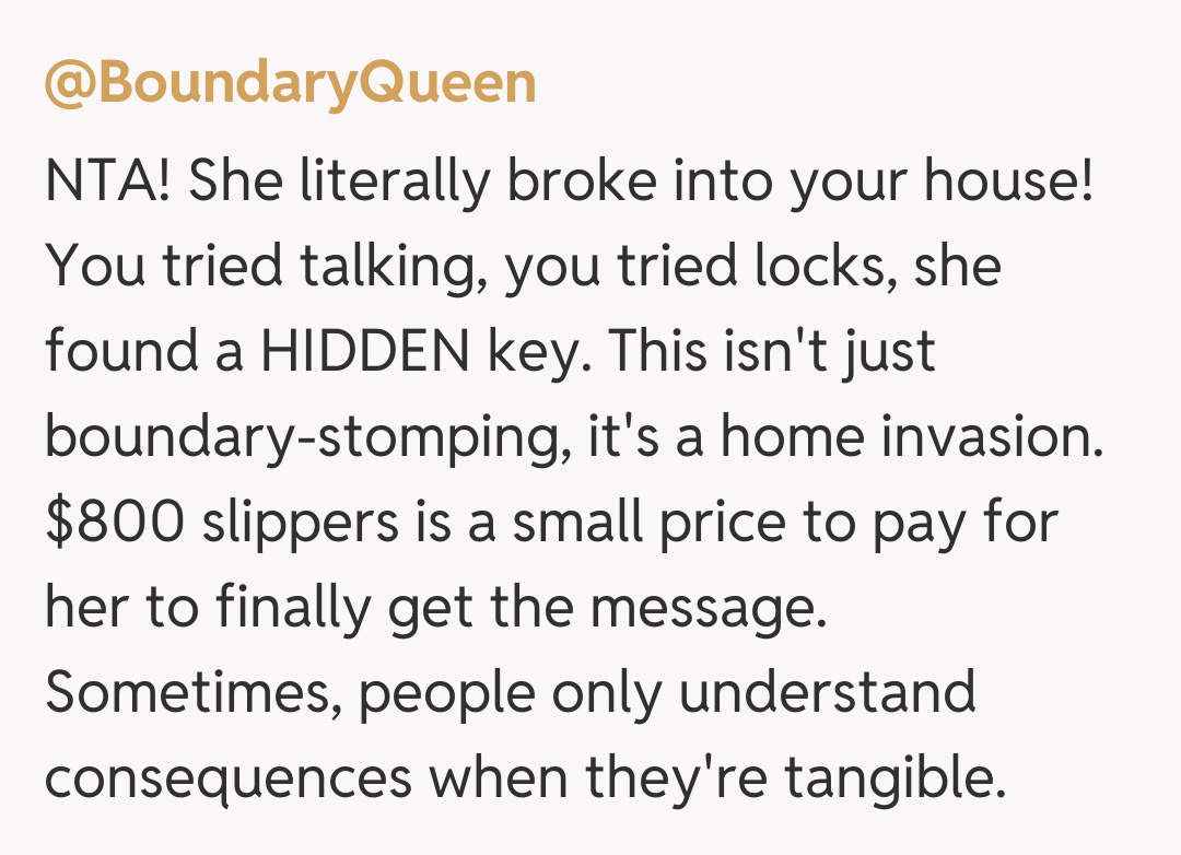 Comentariu de la @BoundaryQueen