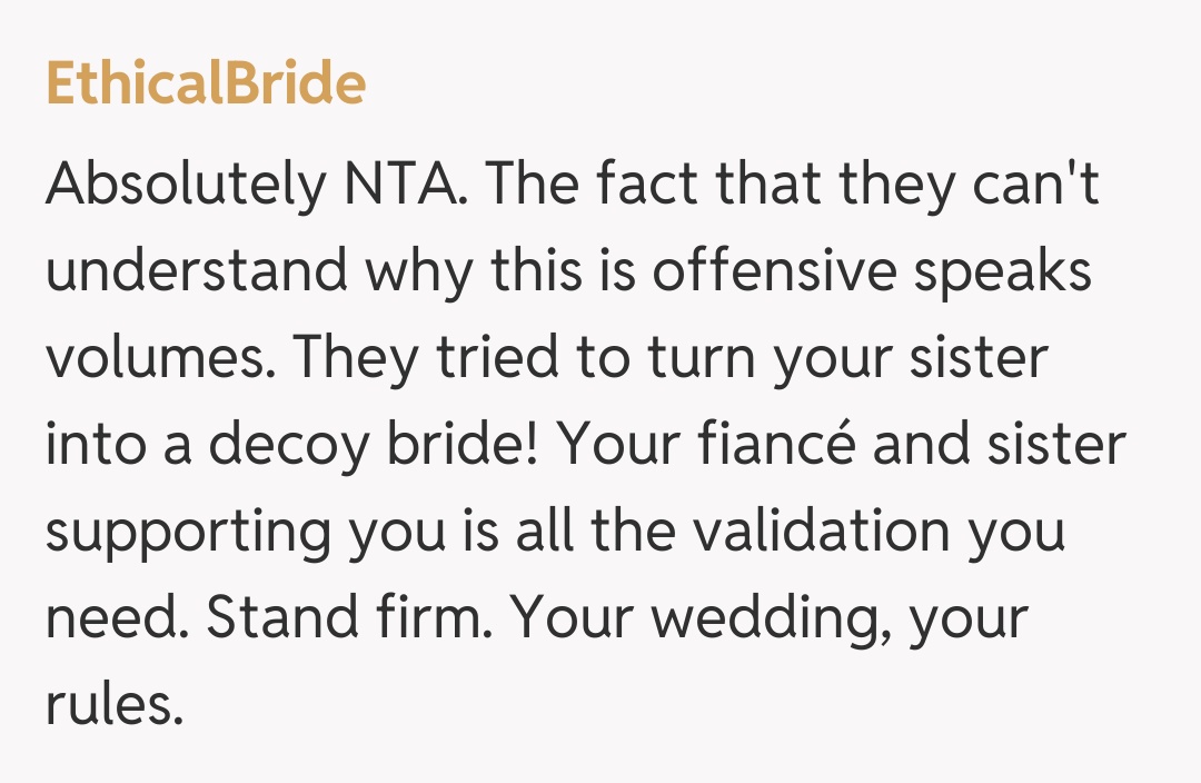 Comentariu de la EthicalBride