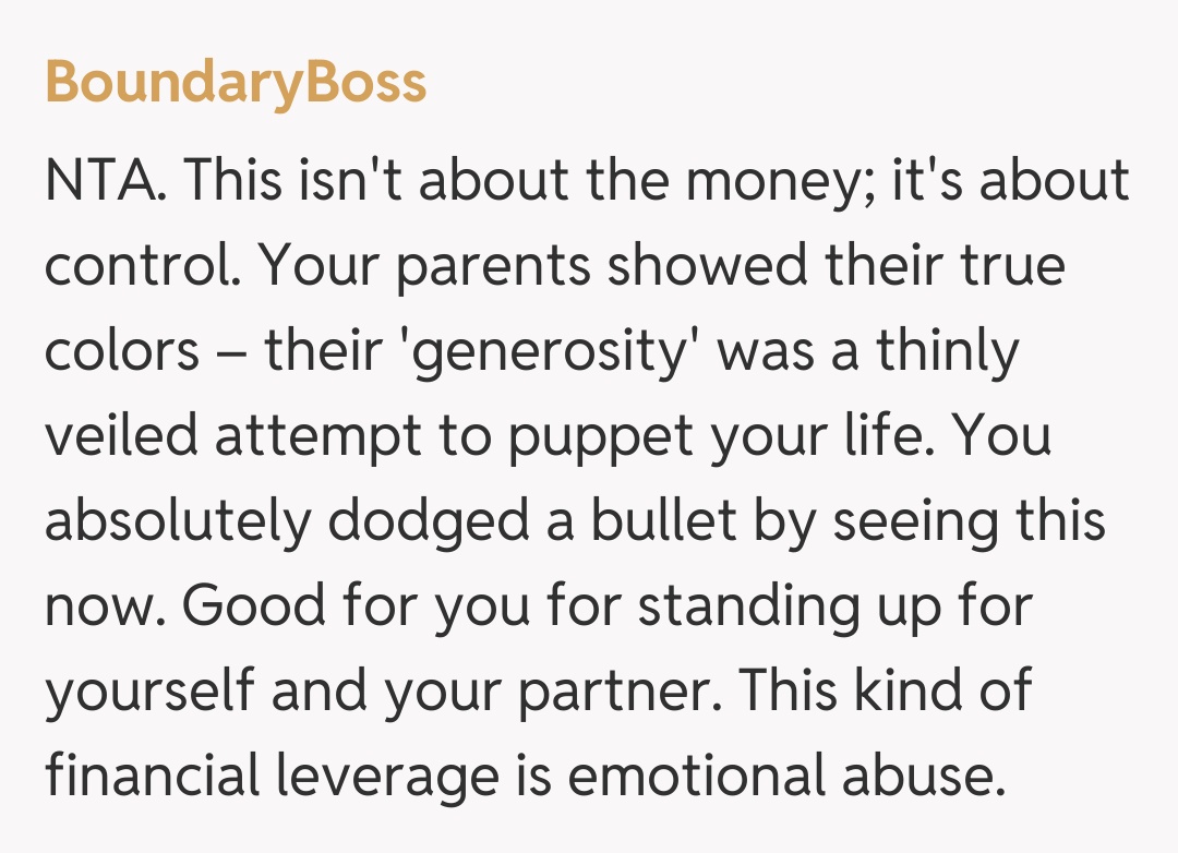 Comentariu de la BoundaryBoss