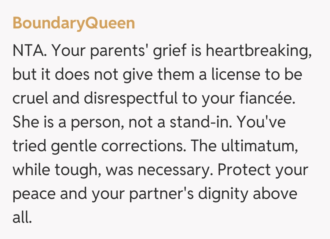 Comentariu de la BoundaryQueen