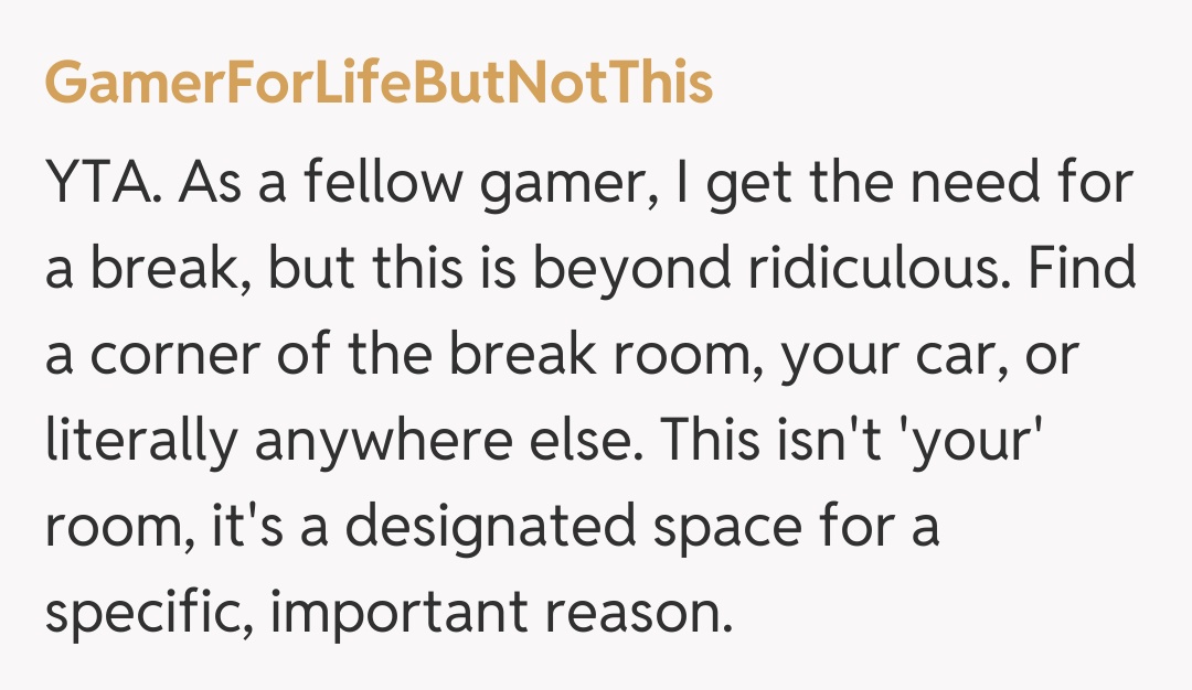 Comentariu de la GamerForLifeButNotThis