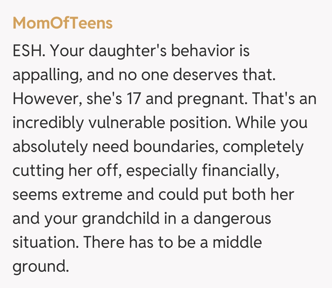 Comentariu de la MomOfTeens